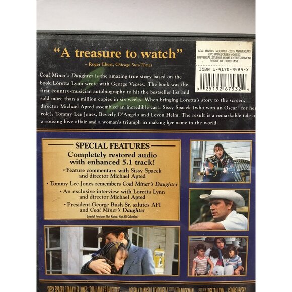Coal Miner's Daughter DVD 25th Anniversary Edition: Sissy Spacek Tommy Lee Jones - Picture 5 of 14